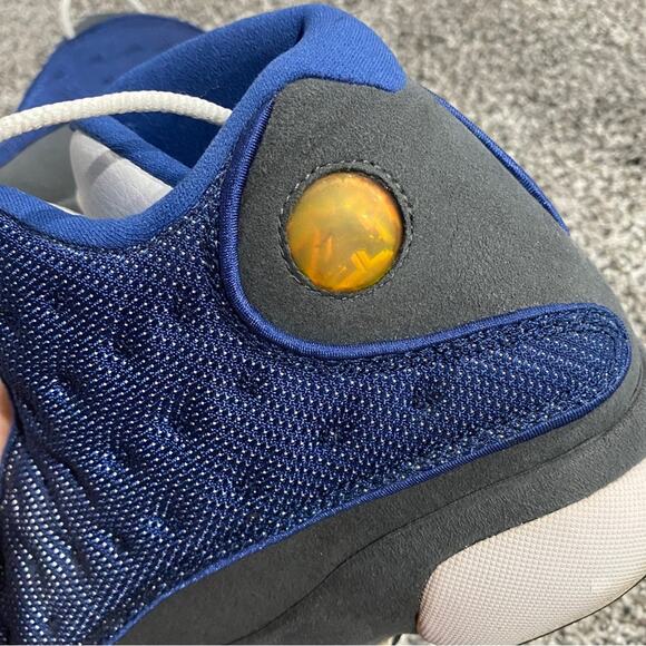 Men’s Jordan 13 XIII Sneakers Shoes 2004 Blue White Size 12 - Style 310004-441 - Picture 12 of 13